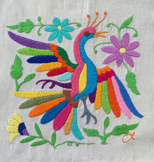 A La Mexicaine - Broderie traditionnelle mexicaine