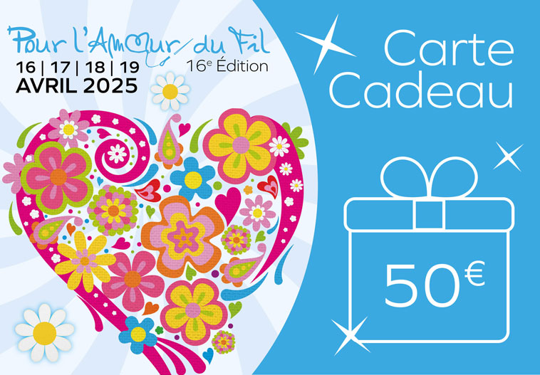 Carte cadeau Pour l'Amour du Fil