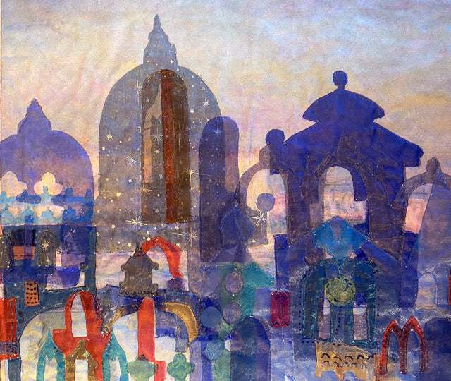 Lena Meszaros -  Silhouettes de villes en organza