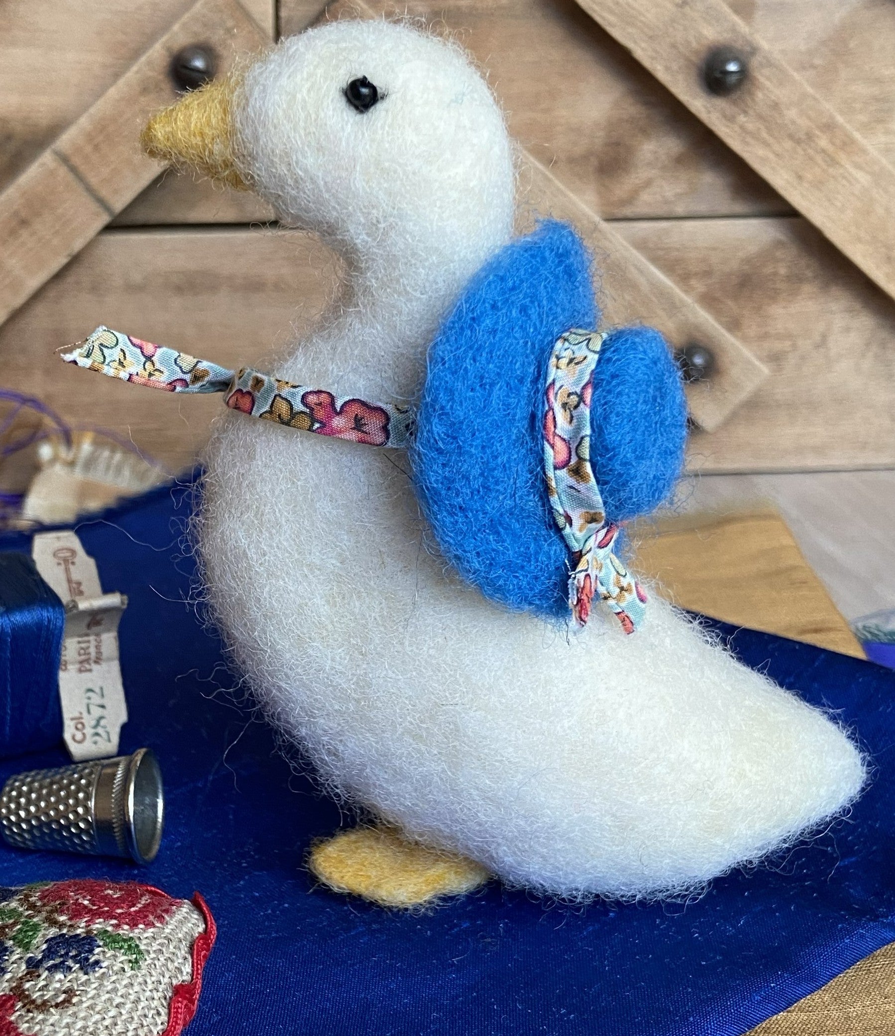 Histoires en Laine - Cancanette la petite oie feutrée