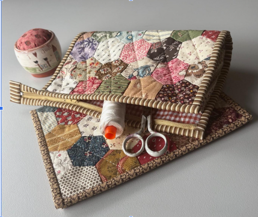 Karen Styles - Hexagon zipper pouch or Diary cover