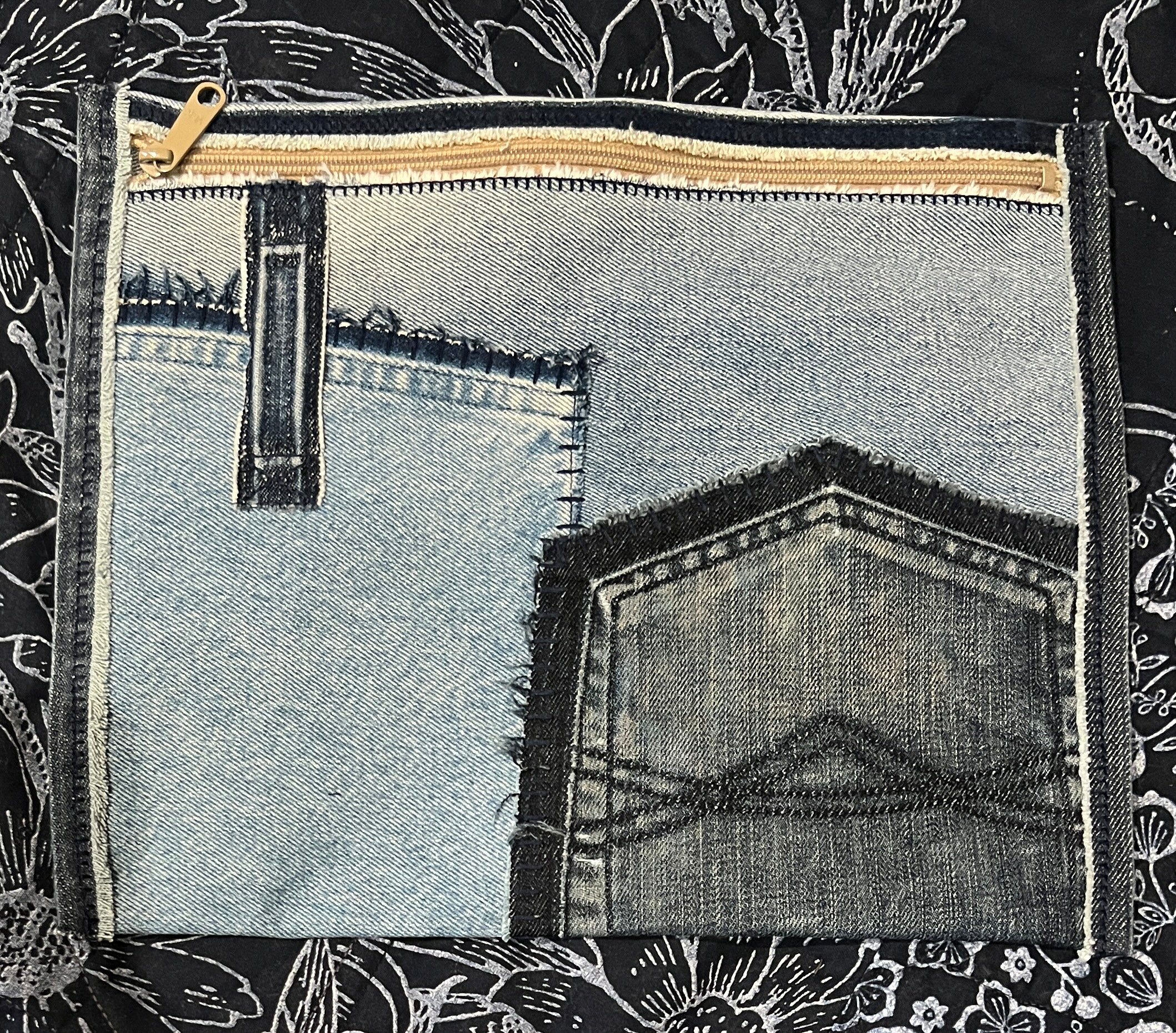 Elizabeth Dubblede - Pochette à couture à fermeture éclair