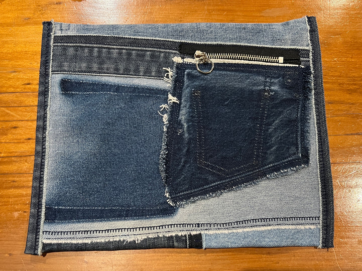 Elizabeth Dubblede - Pochette à couture à fermeture éclair