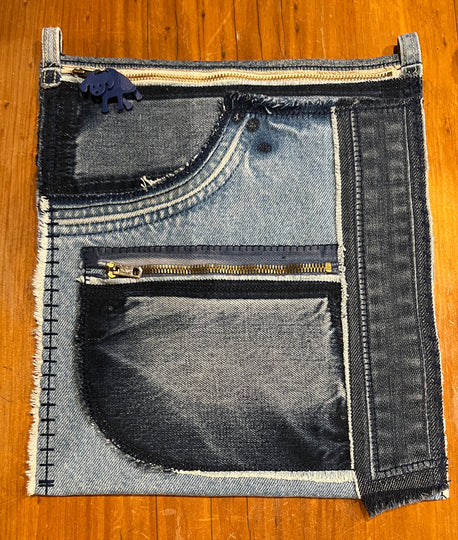 Elizabeth Dubblede - Pochette à couture à fermeture éclair