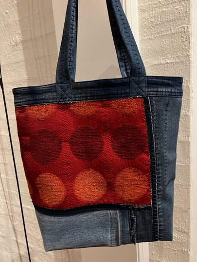 Elizabeth Dubblede - Tote Bag en denim, réutilisation des textiles