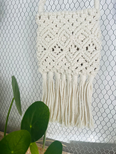 Anne Trochu pour Octopus Créations - Petit sac bohème en macramé