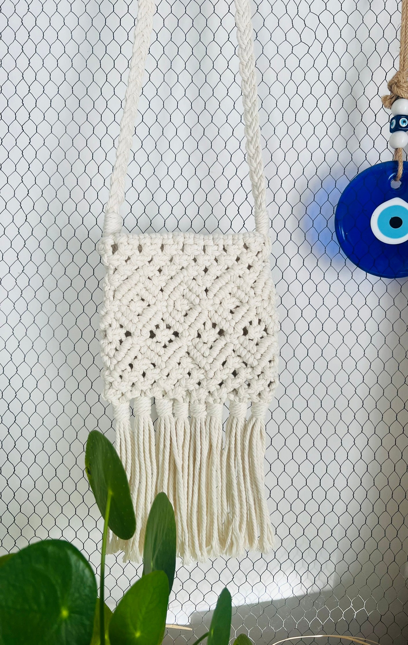 Anne Trochu pour Octopus Créations - Petit sac bohème en macramé