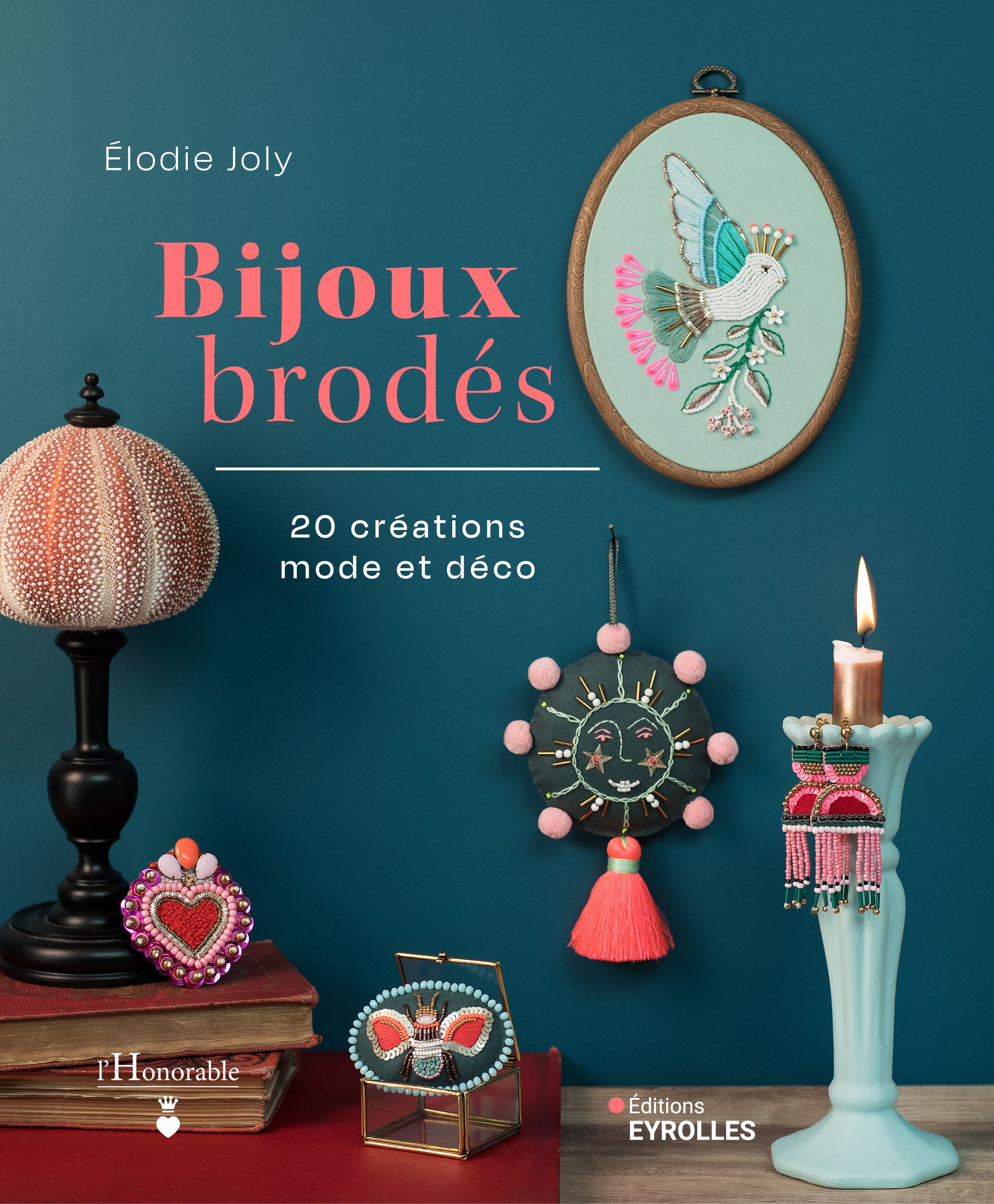 Ateliers Eyrolles  Elodie Joly / l’Honorable - Broche brodée Petite Rosace