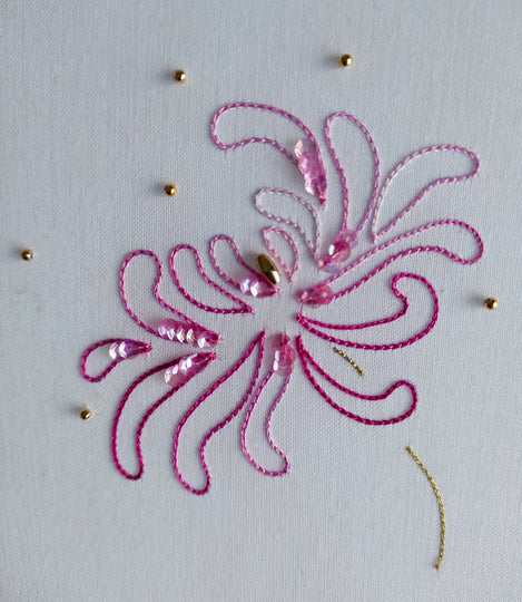 Carole MAGNE - Le Dahlia - Découvertre du crochet de Lunéville