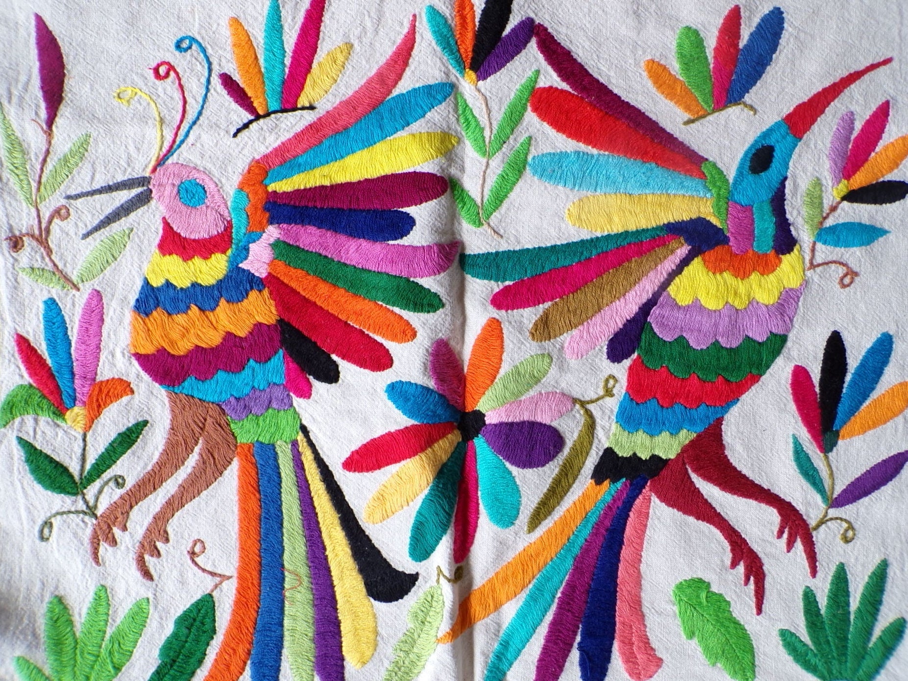 A La Mexicaine - Broderie traditionnelle mexicaine